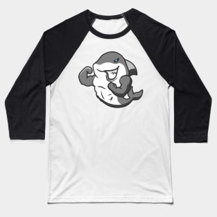 Muscular dolphin Baseball T-Shirt